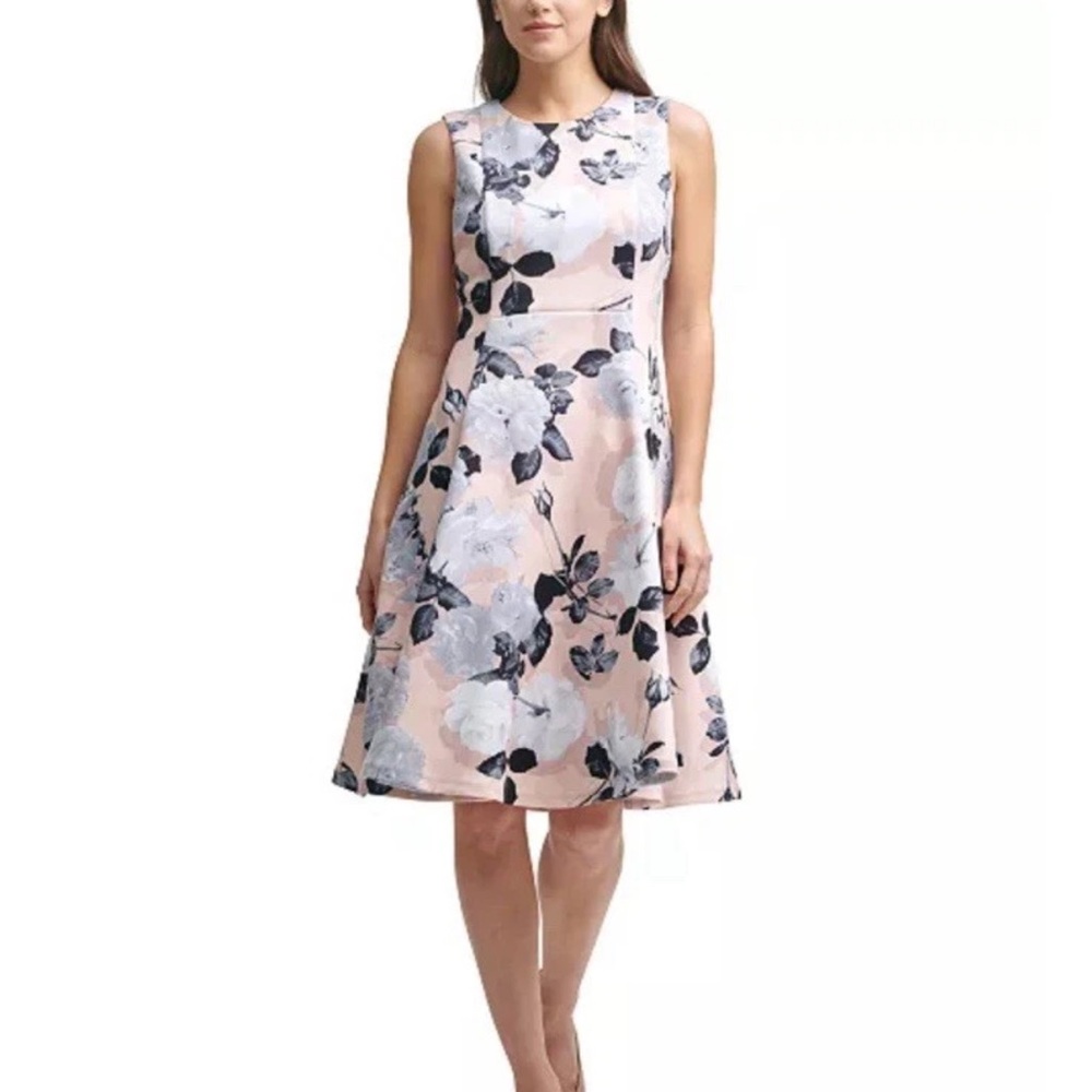 Calvin Klein Fit & Flare Dress NWT-Small